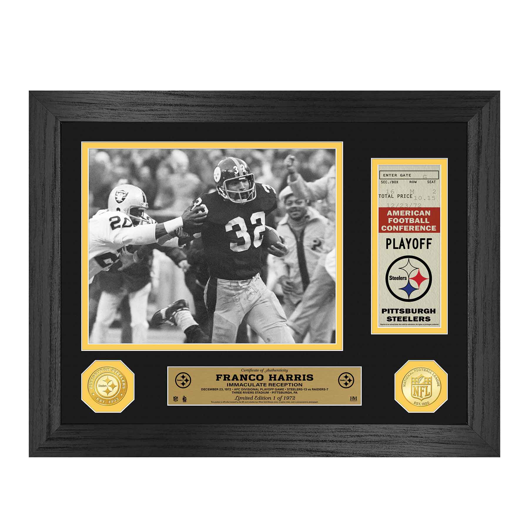 Awesome franco Harris 50Th Anniversary Of Immaculate Reception