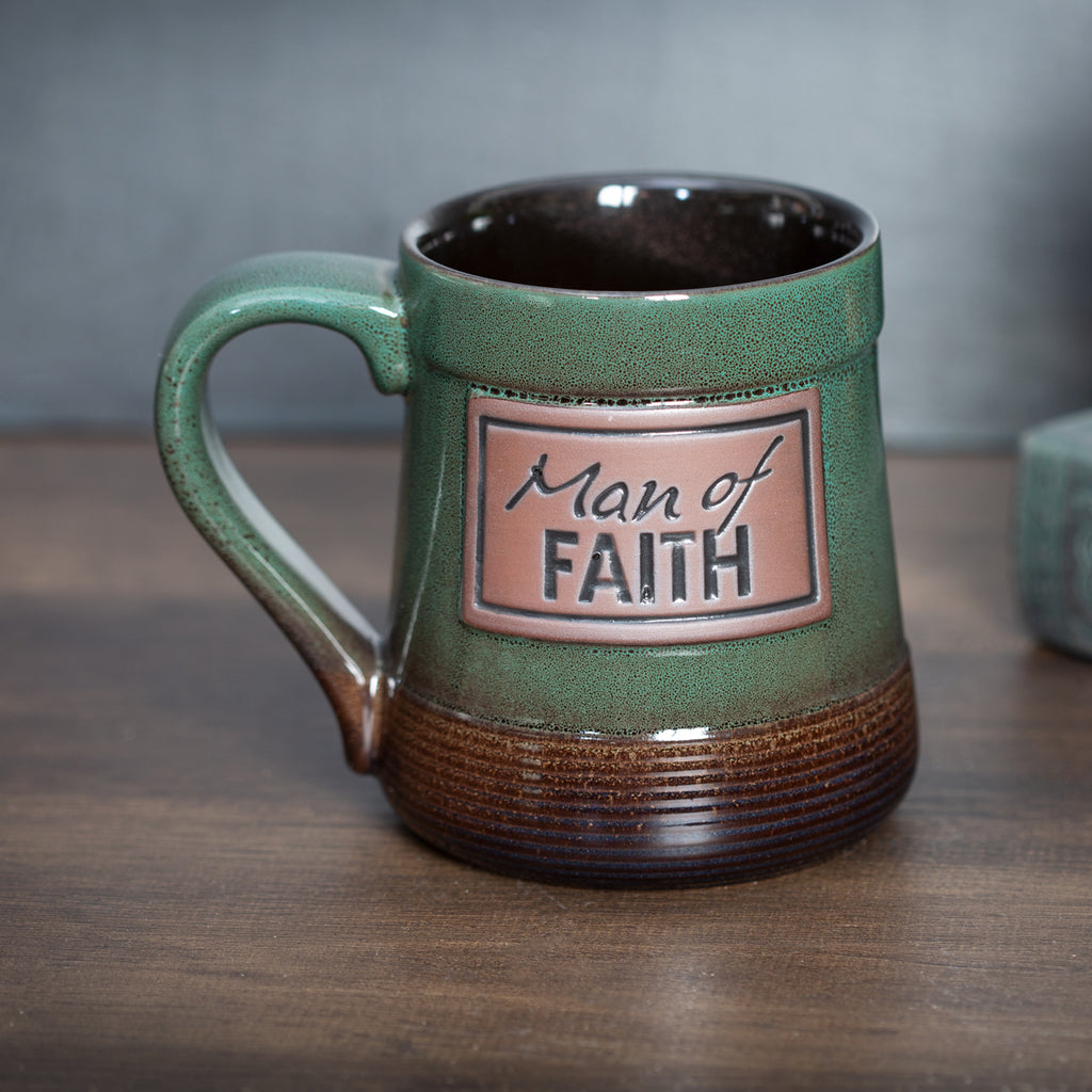 Man Of Faith Ceramic Coffee Mugs For Men