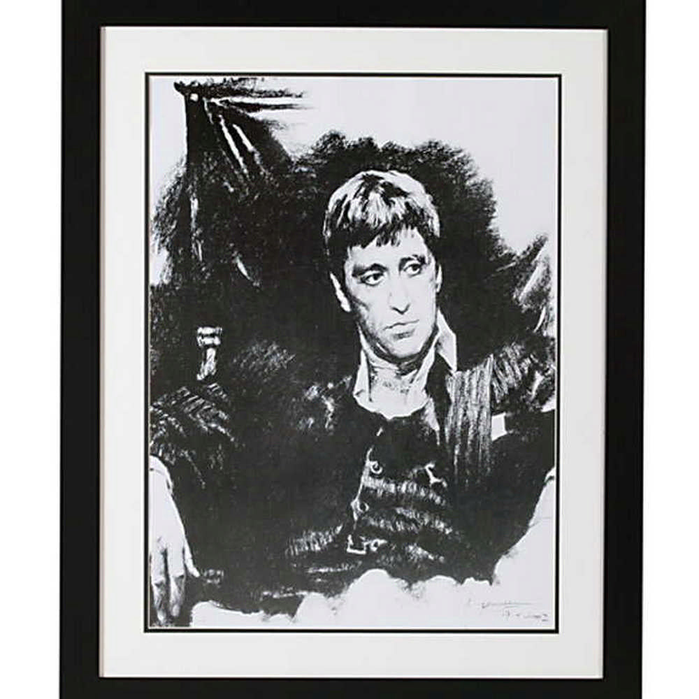 Framed Print Of Al Pacino As Scarface | Creations and Collections